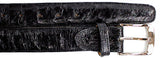 Ostrich Quill Belt in Black