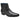Belvedere Roger in Black Genuine Ostrich Side Zipper Boot in Black #color_ Black
