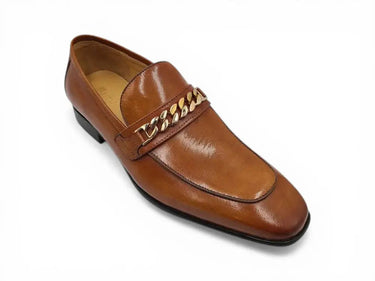 Carrucci Shoes Beveled Squared Toe Dress Loafer