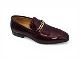 Carrucci Shoes Beveled Squared Toe Patent Leather Loafer