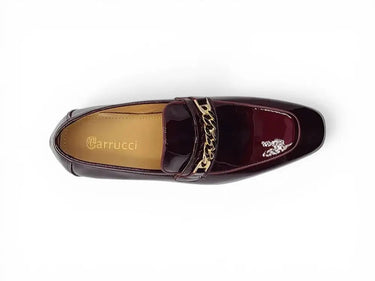 Carrucci Shoes Beveled Squared Toe Patent Leather Loafer