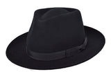 Bradley in Black Wool 100% Wool Felt