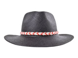 Bigalli Chukaro in Black Panama Hat