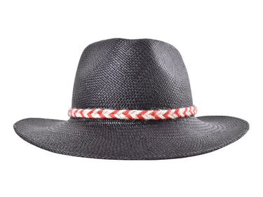Bigalli Chukaro in Black Panama Hat