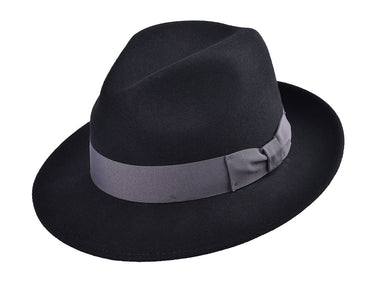 Dean in Black Wool 100% Wool Felt