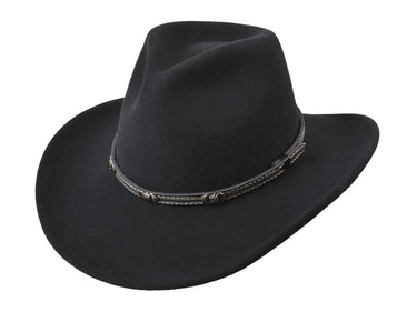Dryden in Black Wool 100% Wool Felt