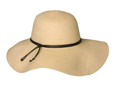 Floppy Hat in Cream Paper Braid Paper Braid