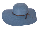 Floppy Hat in Light Blue Paper Braid Paper Braid