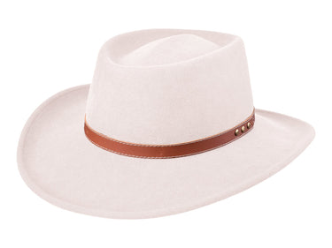Merino Gambler in Cream Wool 100% Wool Felt
