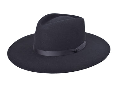 Giza in Black Wool 100% Wool Felt