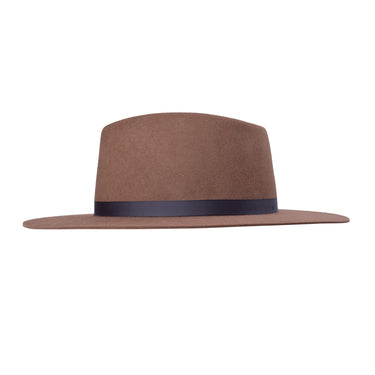 Bigalli Giza Flat Brim Wool Felt Hat