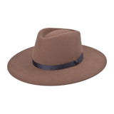 Bigalli Giza Flat Brim Wool Felt Hat