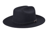 Houston in Black Wool 100% Wool Felt