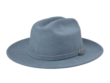 Houston in Blue Stone Wool 100% Wool Felt