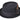 Pork Pie Stingy in Black Wool 100% Wool Felt