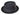 Pork Pie Stingy in Black Wool 100% Wool Felt