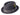 Pork Pie Stingy in Dark Grey Wool 100% Wool Felt