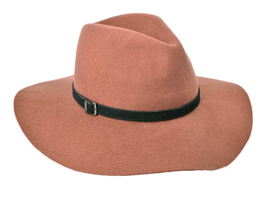 Sophie in Amber Brown Wool 100% Wool Felt