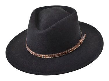 Rider in Black Wool 100% Wool Felt