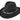 Scout in Black Wool 100% Wool Felt