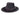 Zingaro in Black Wool 100% Wool Felt