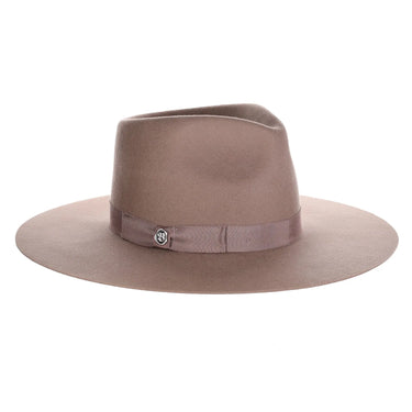 Biltmore Celebration Wool Felt Wide Brim Fedora in Taupe OSFM