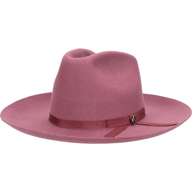 Biltmore Cherish Wool Felt Quarter Horse Wide Brim Western Hat in Berry OSFM #color_ Berry OSFM