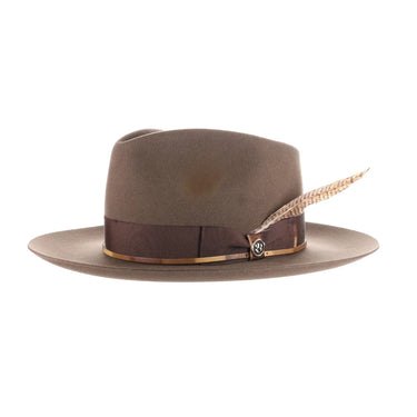 Biltmore Slicker Wool Felt Fedora in Dark Fawn