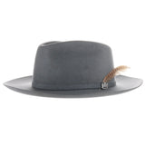 Biltmore Traveler Merino Wool Felt Fedora in Dark Steel