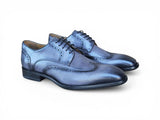 Carrucci Shoes Blucher Wingtip Oxford Dress Shoe in Gray