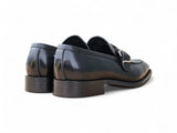 Carrucci Shoes Braided Bit Loafer Brown Leather