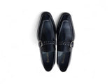 Carrucci Shoes Braided Bit Loafer Brown Leather