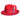 Bruno Capelo Blues Wool Pinch Front Fedora in Red
