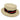 Bruno Capelo Boater Straw Flat Brim Skimmer