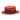 Bruno Capelo Boater Straw Flat Brim Skimmer in Red #color_ Red