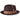 Bruno Capelo Chicago Center Dent Wool Fedora in Dark Brown