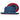 Bruno Capelo Empire Straw Red Bottom Fedora in Denim / Red