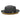 Bruno Capelo Empire in Multiple Colors Color Bottom Straw Fedora in Black / Gold