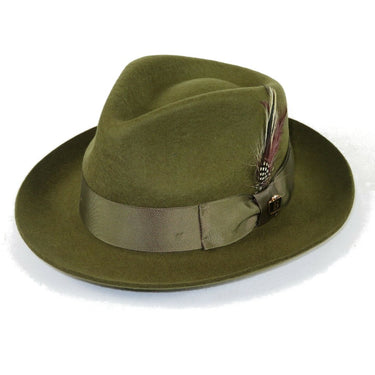 Bruno Capelo Fabio Wool Felt Teardrop Fedora