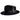 Bruno Capelo Fabio Wool Felt Teardrop Fedora in Black
