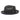 Bruno Capelo Francesco Timeless Straw Fedora in Black