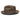 Bruno Capelo Francesco Timeless Straw Fedora in Dark Brown