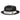 Bruno Capelo Francesco Timeless Straw Fedora in Black / White