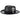 Bruno Capelo Gambler Wide Brim Straw Gambler in Black