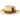 Bruno Capelo Gambler Wide Brim Straw Gambler in Natural / Cognac