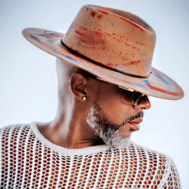 Bruno Capelo Influencer Wide Brim Wool Fedora