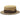 Bruno Capelo Italia 4-Ply Koberg Straw Boater in Cognac / Dark Brown