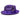 Bruno Capelo Julian Pinch Front Straw Fedora in Purple #color_ Purple