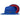 Bruno Capelo Kingdom Red Bottom Wide Brim Straw Fedora in Royal / Red
