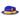 Bruno Capelo Lorenzo Pinch Front Wool Fedora in Royal / Gold